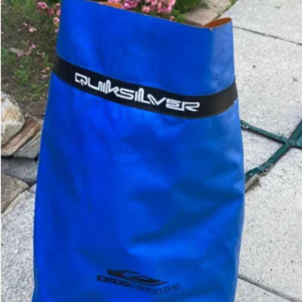 Quicksilver Blue/Orange Surf dry bag-GUC